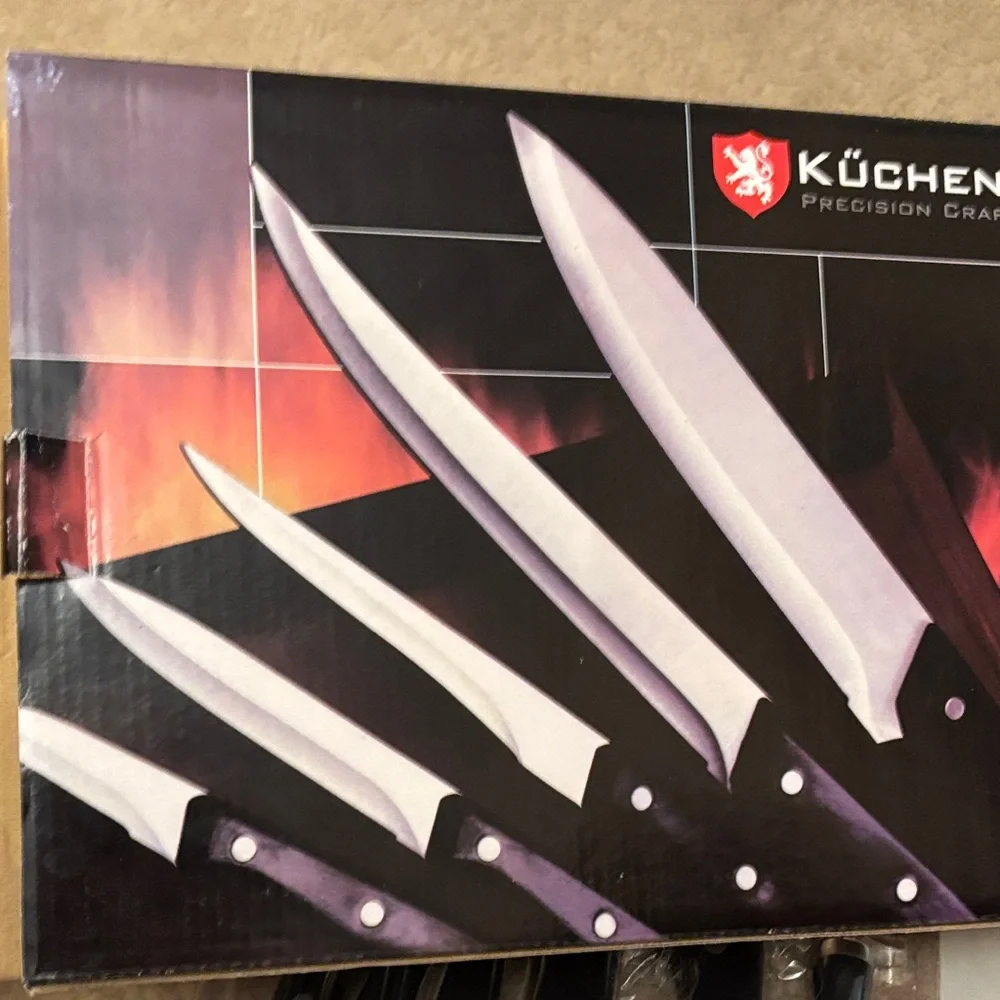 KüchenStolz 6-Piece Cutlery Set with Cutting Board